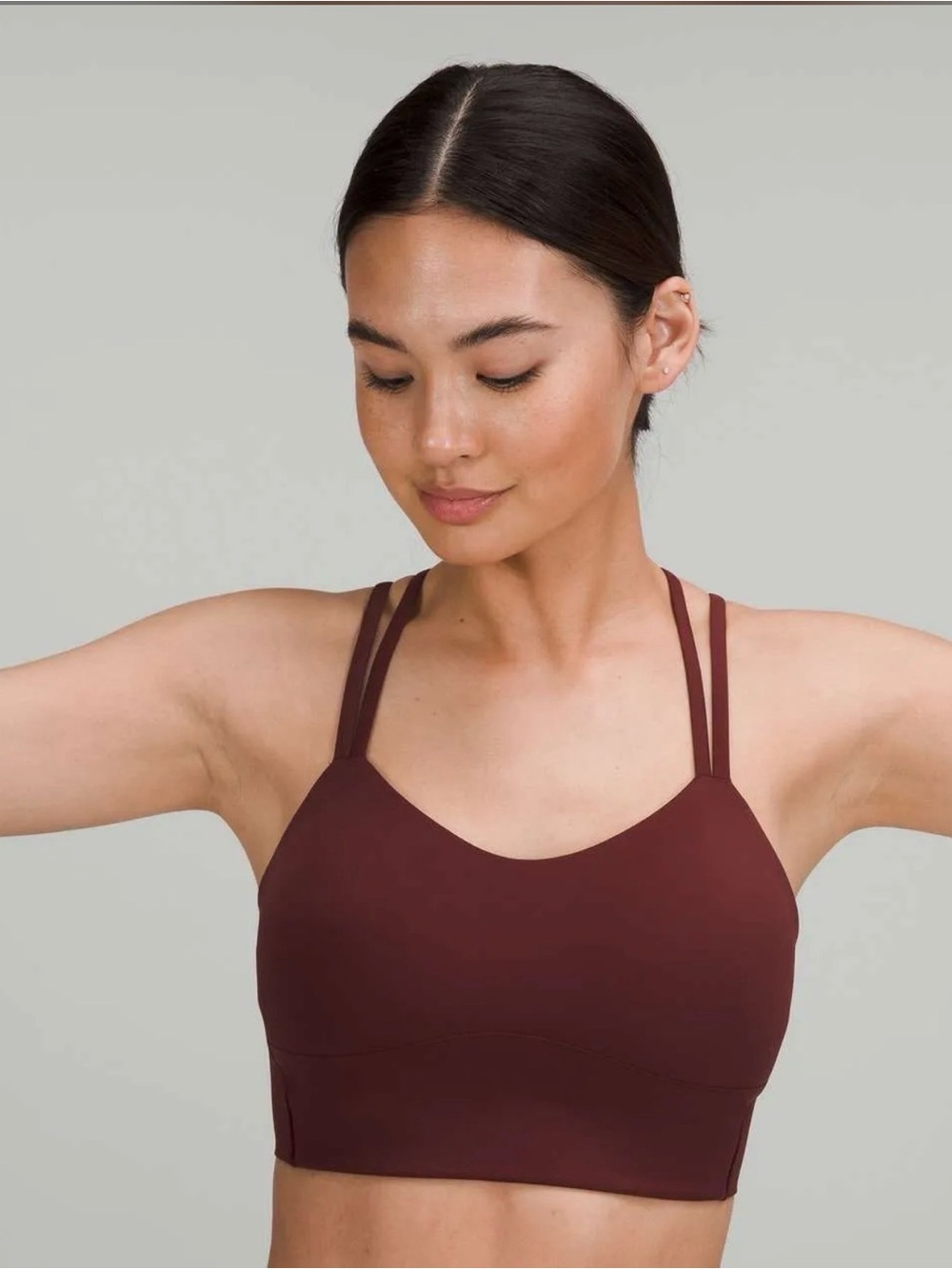 NWT Lululemon Like a Cloud
Longline Bra *Light Support, B/C Cup
Cranberry Charm